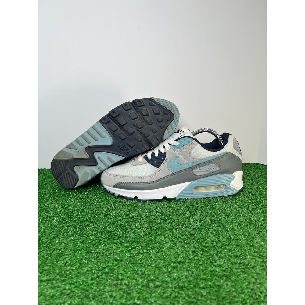 Nike Air Max 90 Pure Platinum Warm Blue DM0029-003 Size 8.5 - Picture 7 of 9